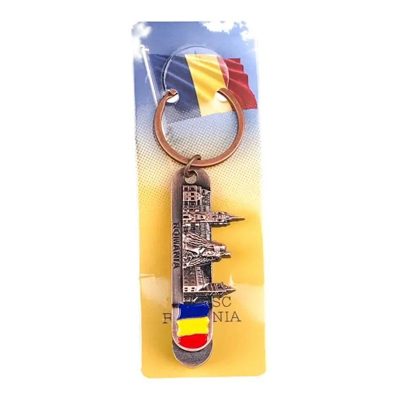 Castelul brtan, vlad tepes, romania, breloc desfacator, model 3041h